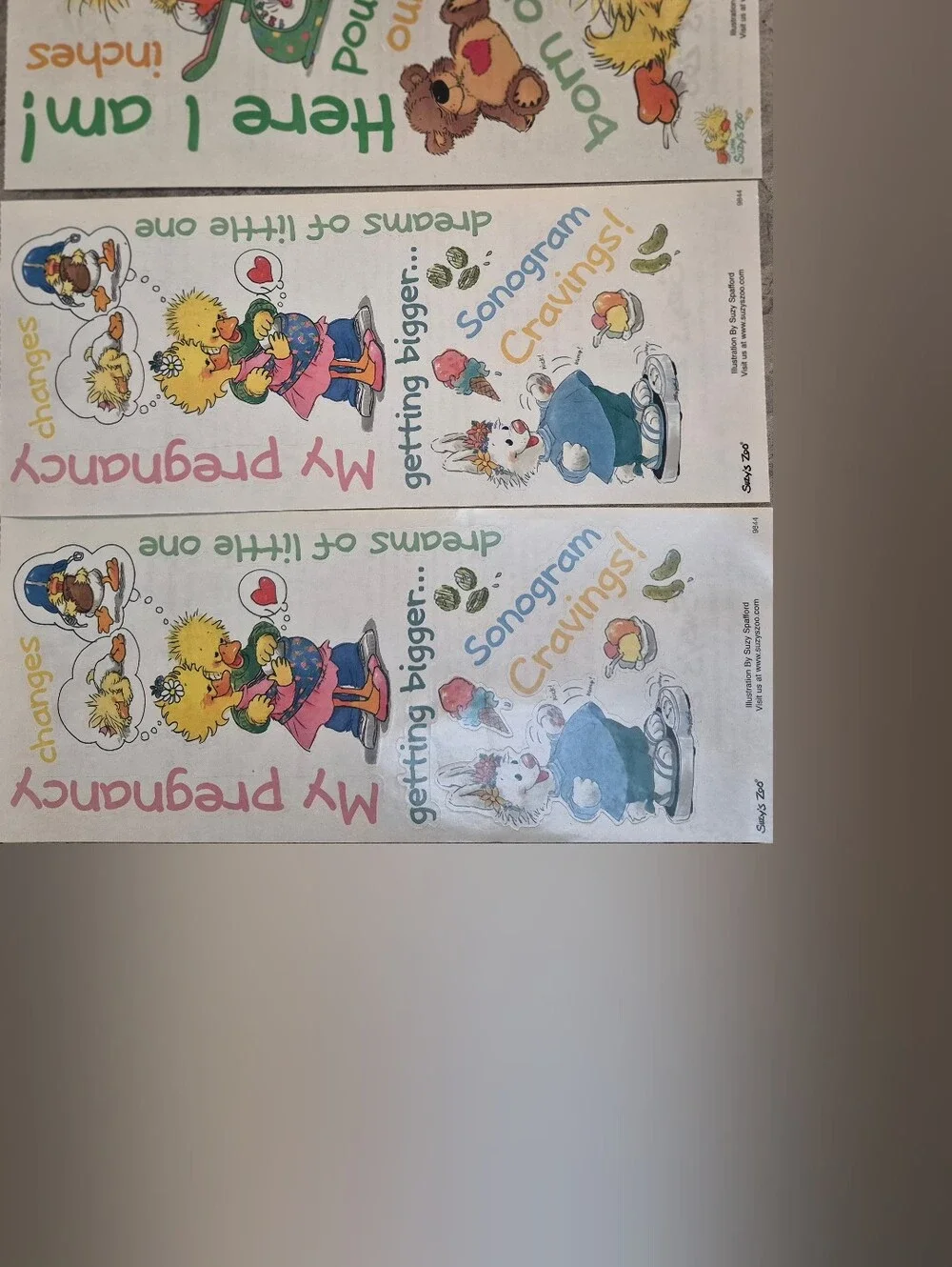 Lot Of 9 Vintage Sticker Sheets